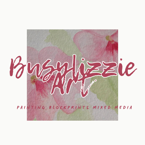 busylizzie flower background with text